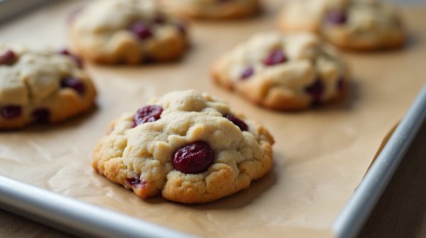 Raspberry White Chocolate Lactation Cookie